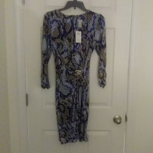 cache snake print dress